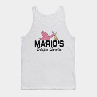 Marios Diaper Service logo T-shirt Tank Top